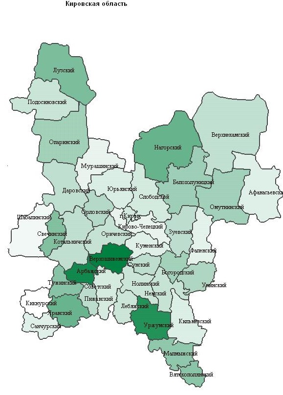Кировская область информация. Карта Кировской области по районам. Карта Кировской области с городами. Административный центр Кировской области. Районы Кировской области.